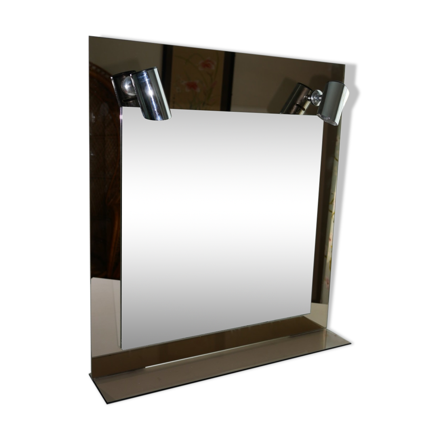 Vintage bathroom mirror