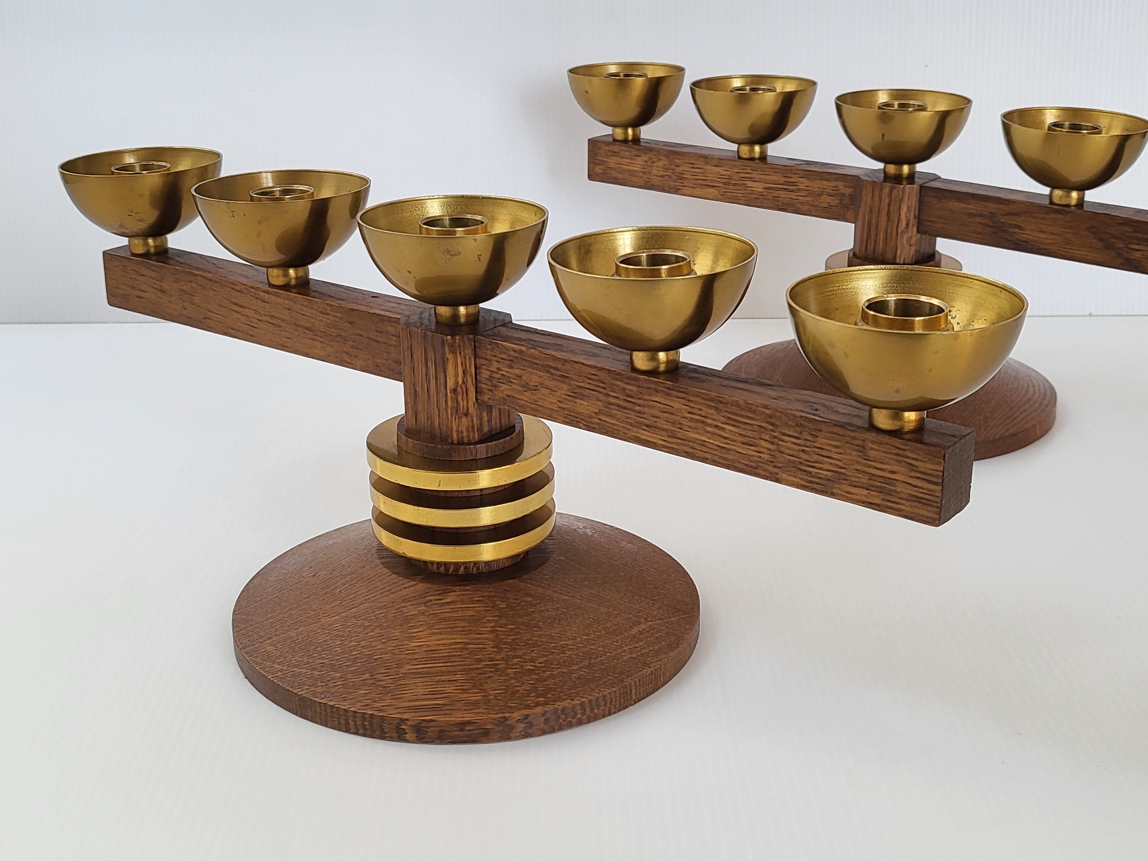 Pair of vintage candelabras 1970