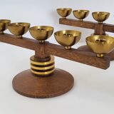 Pair of vintage candelabras 1970