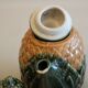 Tea and coffee service 4 cups with lid + teapot 0.5L vegetable form