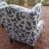 Pair of armchairs with ears