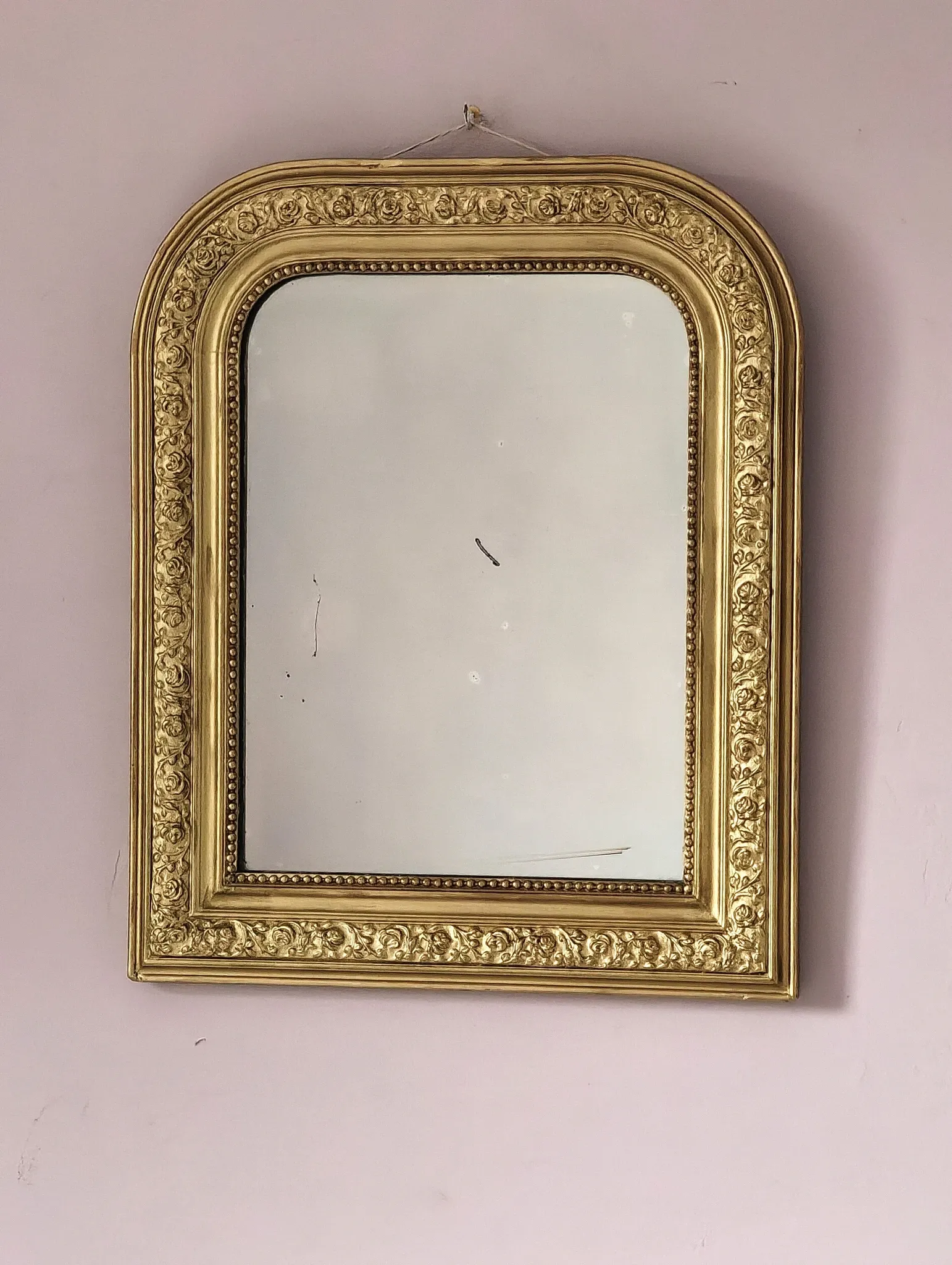 Louis Philippe mirror with ornate frame