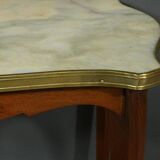 Mahogany and marble table – 1920