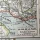 Carte ancienne Amérique du Sud 67x54cm