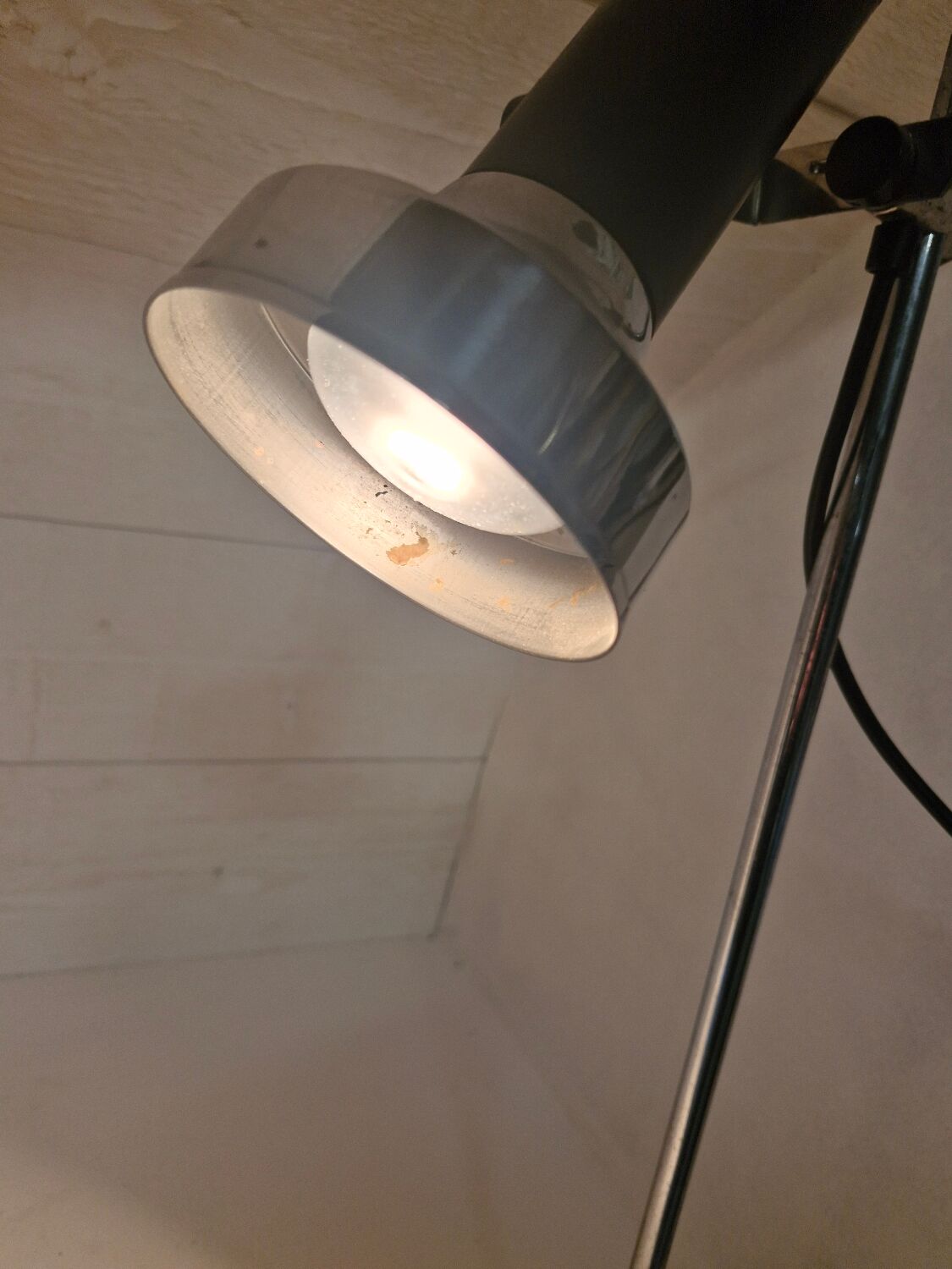 Lampe de bureau chrome 1970