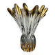 Crystal and gold vase from the 50s