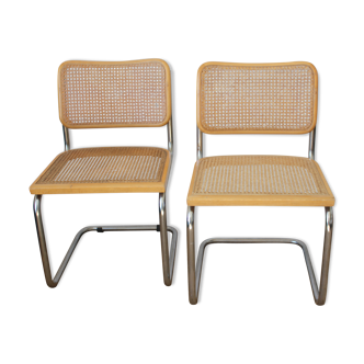 Paire de chaises Marcel Breuer B32