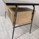 Vintage desk with suspended pedestal, 60s design