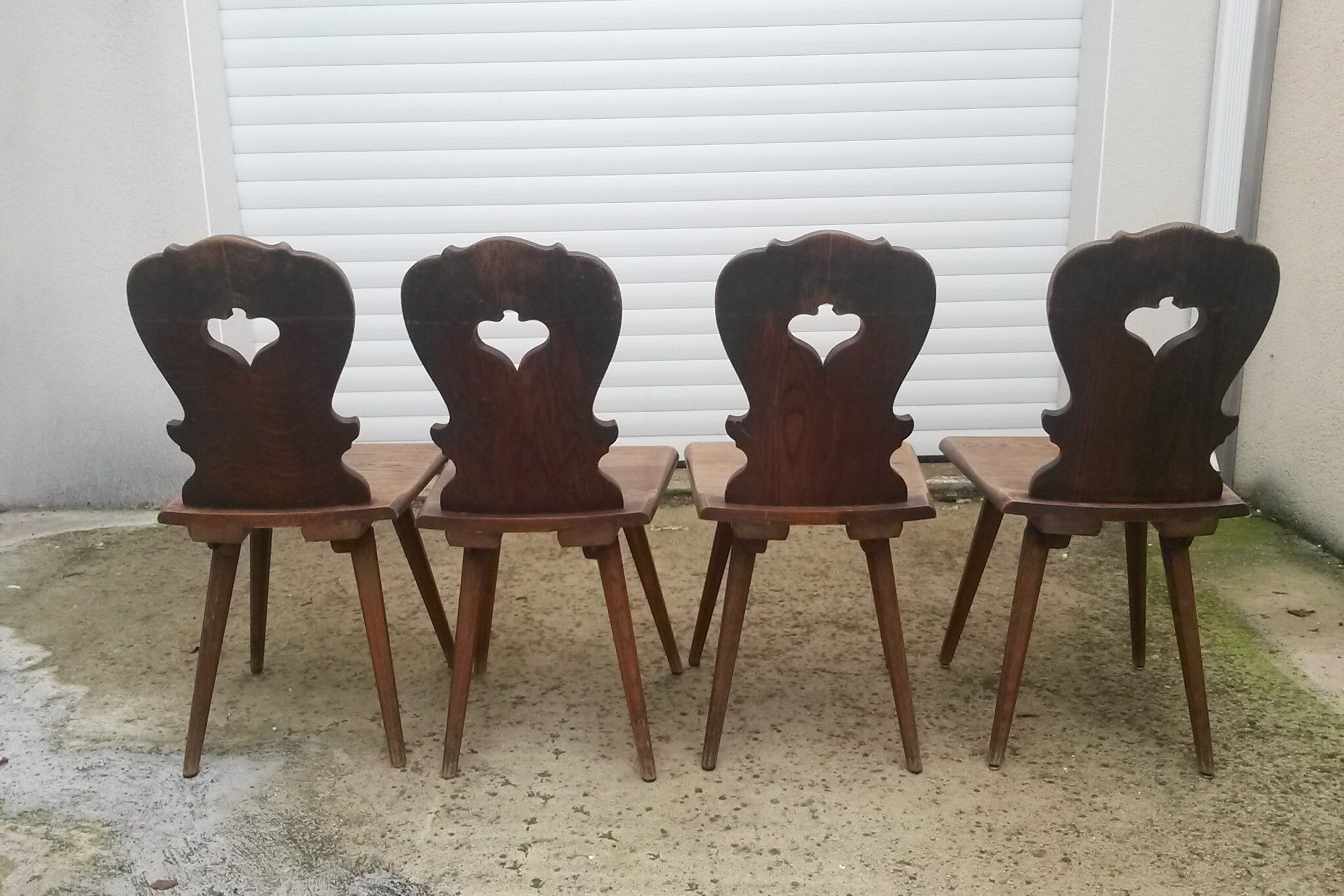Set of 4 vintage chairs