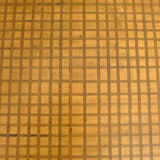 Mid-century grid coffee table, in wood & marquetry