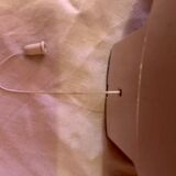 Vintage Space age 70 backlit swivel round mirror 61cm