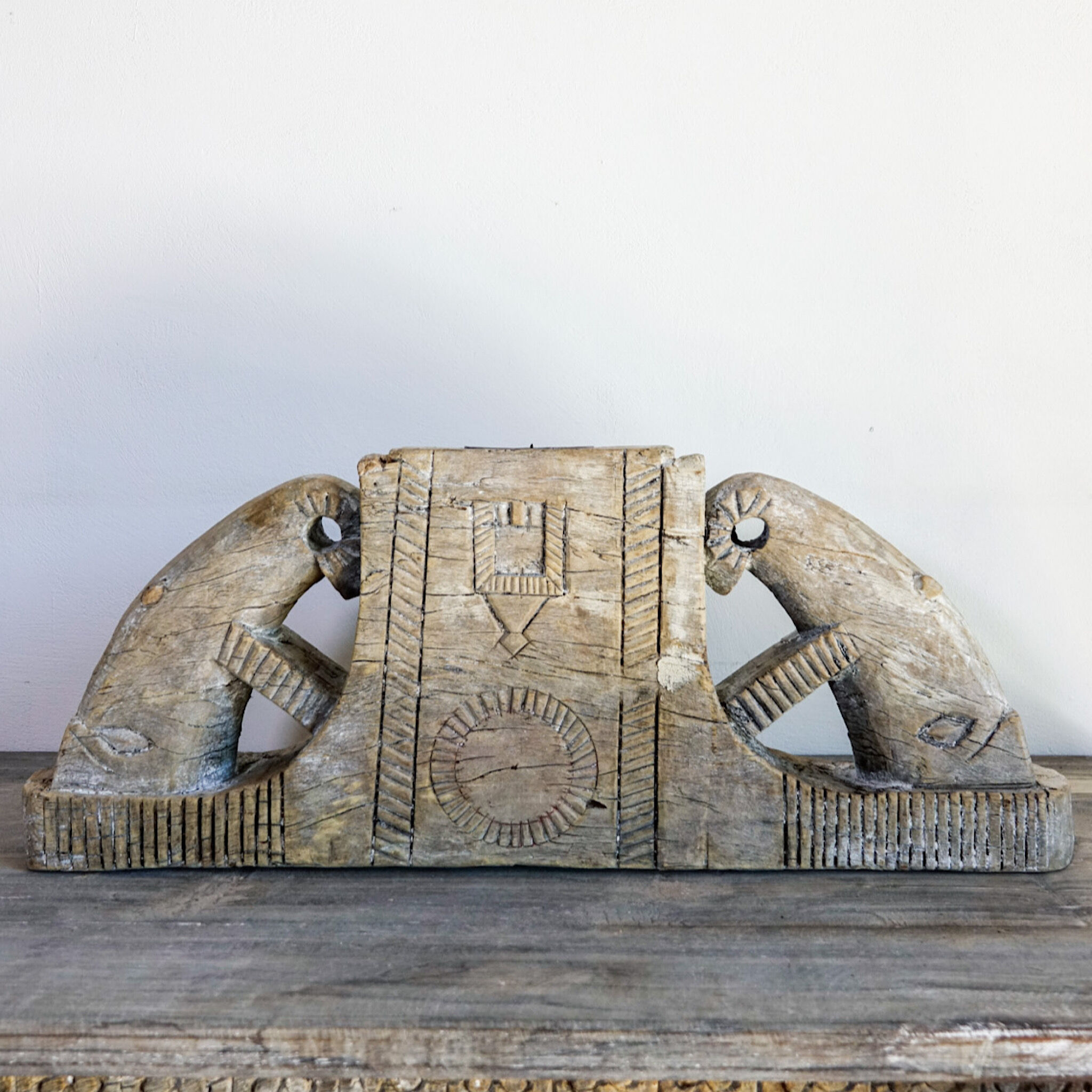 Wooden candle holder