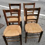 Series of 4 cottage chairs