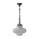 Original Vintage 1960's Lobed Glass Pendant Light