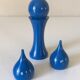 Guzzini shakers vintage design 70s