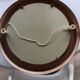 70s round mirror 53cm