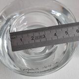 Pair of candle holders, vintage photophores, Knut and Marianne Hagberg design