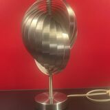 Henri Mathieu 70's Kinetic Design Lamp Brushed Aluminum - 36 cm