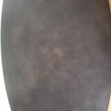 Table ovale metale noir AMPM