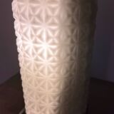 Mazda lamp with opaline glass and patterns