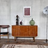Scandinavian vintage walnut row 1960