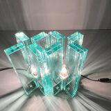 Giorgio Reggiori. Pair of table lamps/glass objects by Giorgio Reggiori for Gallotti & Radice, 1960s, Italy.