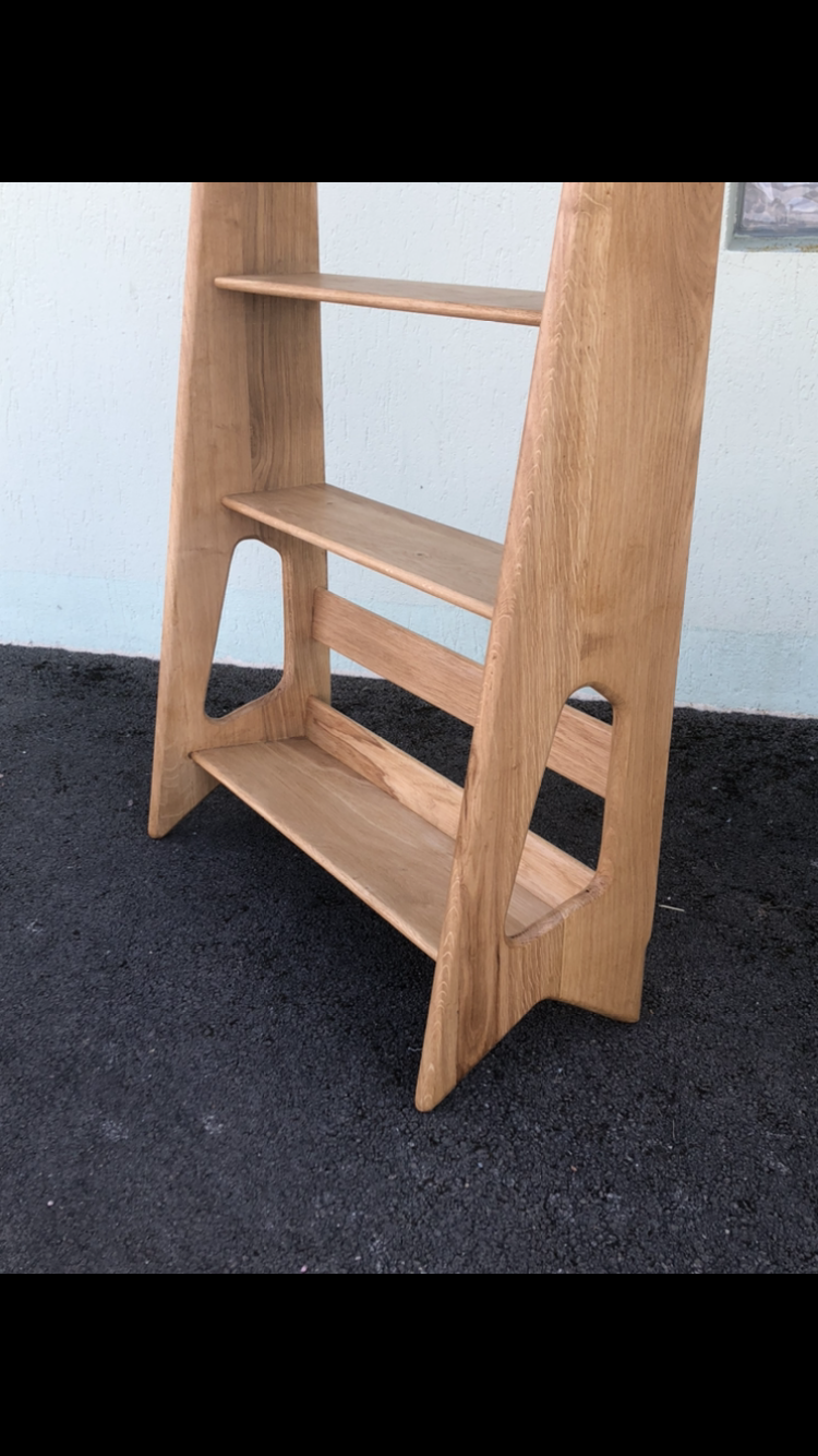 oak shelf by Pierre Cruège