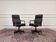 Ensemble de chaises de bureau Chesterfield anglaises classiques