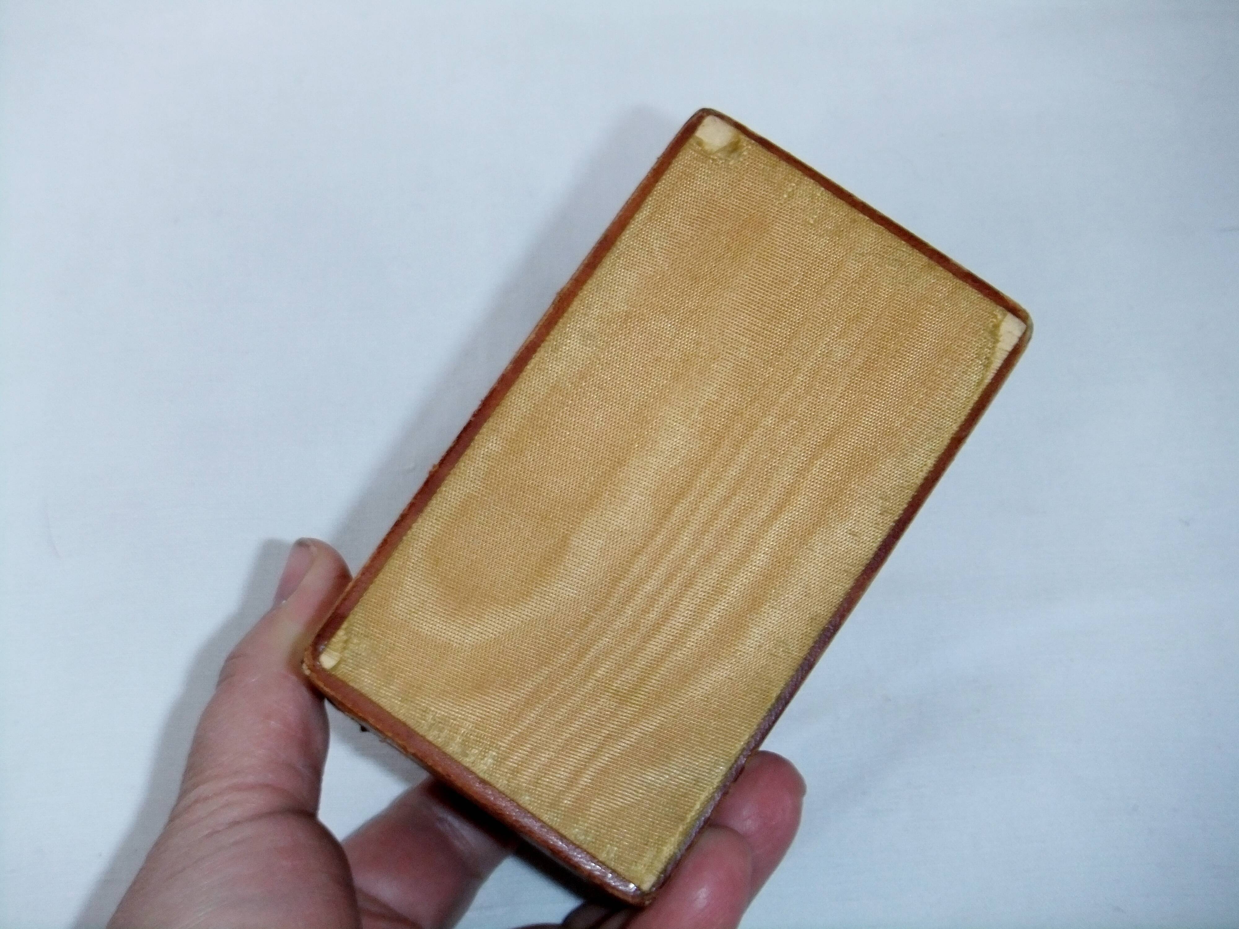 Card game BP Grimaud gilding collection card box leather box bridge