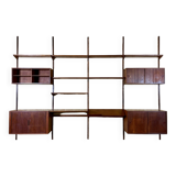 60s 70s teak wall shelf Wall Unit Kai Kristiansen for FM Møbler Denmark