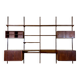 60s 70s teak wall shelf Wall Unit Kai Kristiansen for FM Møbler Denmark