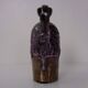 Purple & Gold Lava 321/3 Ceramic Vase from Ruscha, 1960s