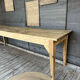 Raw wood workshop console
