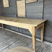 Console d'atelier bois brut