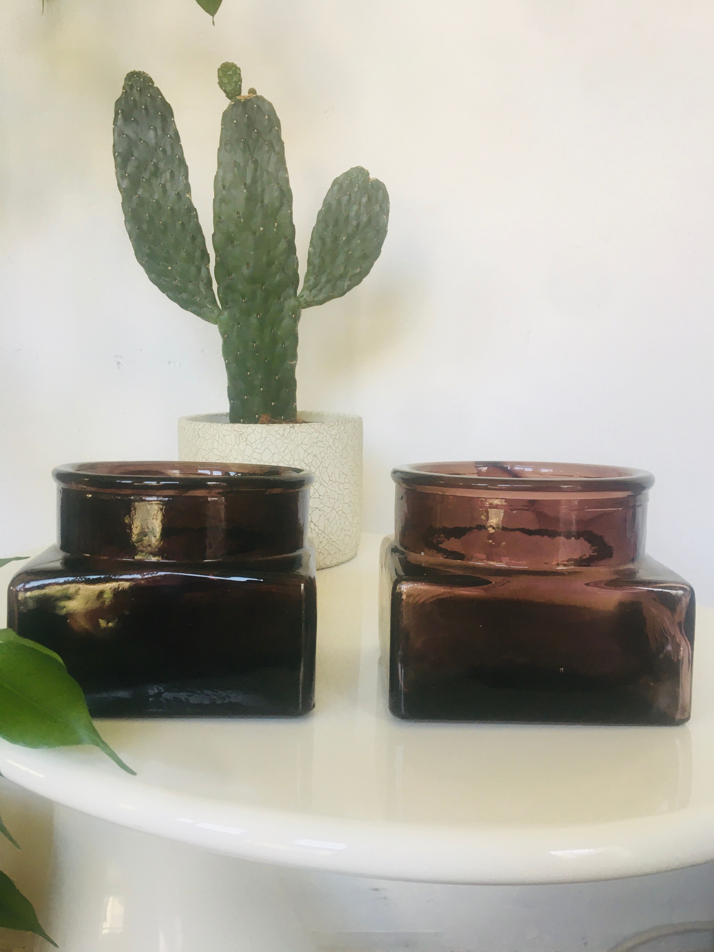 Finnish glass two vases