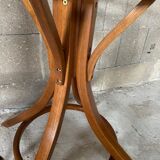 Coat rack swivel parrot Baumann bistro style 1960 curved wood