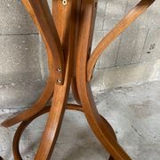 Coat rack swivel parrot Baumann bistro style 1960 curved wood