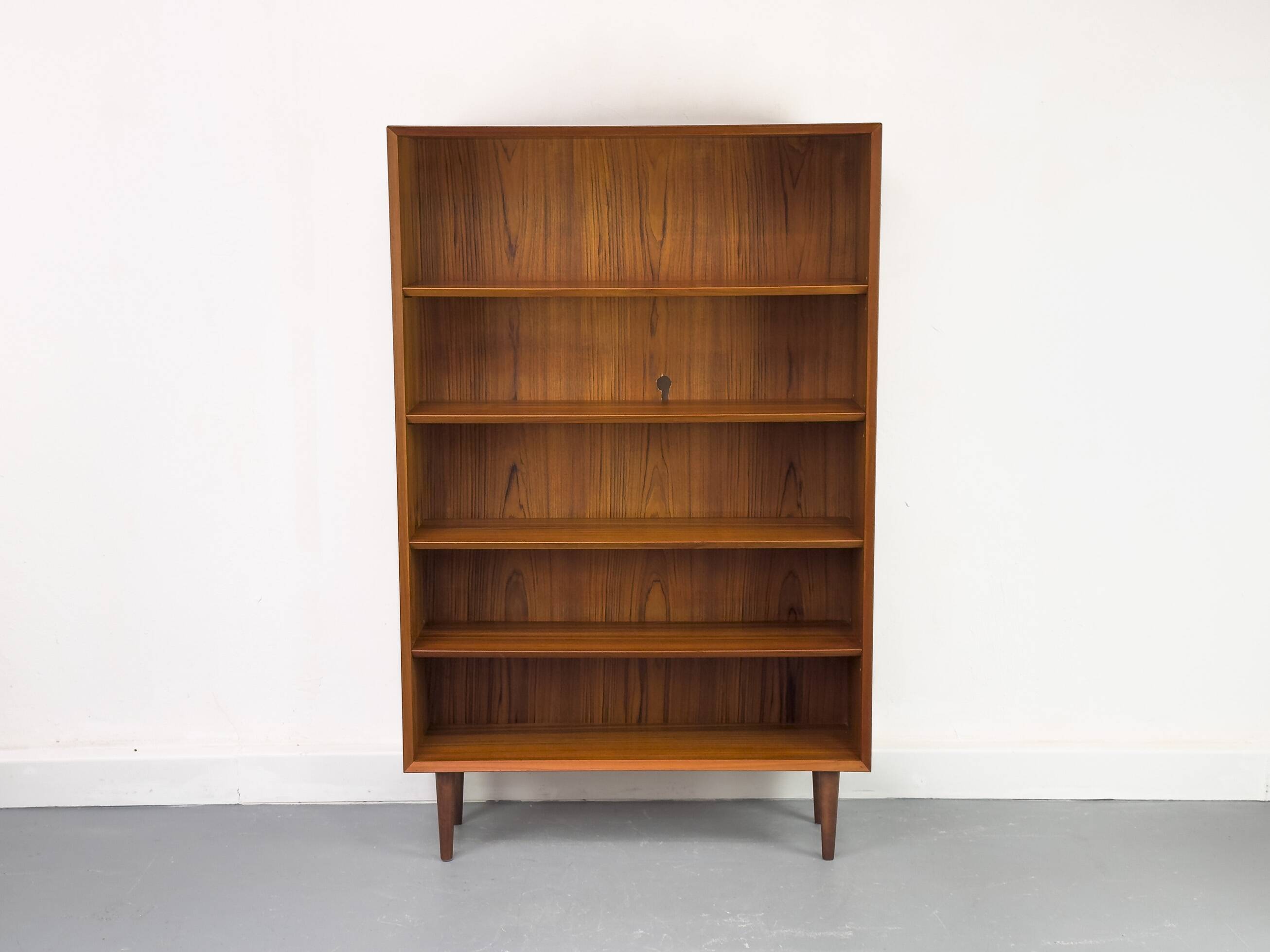 Vintage Danish Teak Bookcase by Chr. Linneberg, 1960s