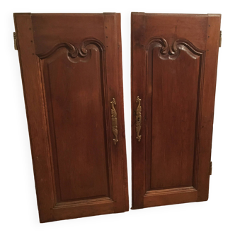 Small old oak doors