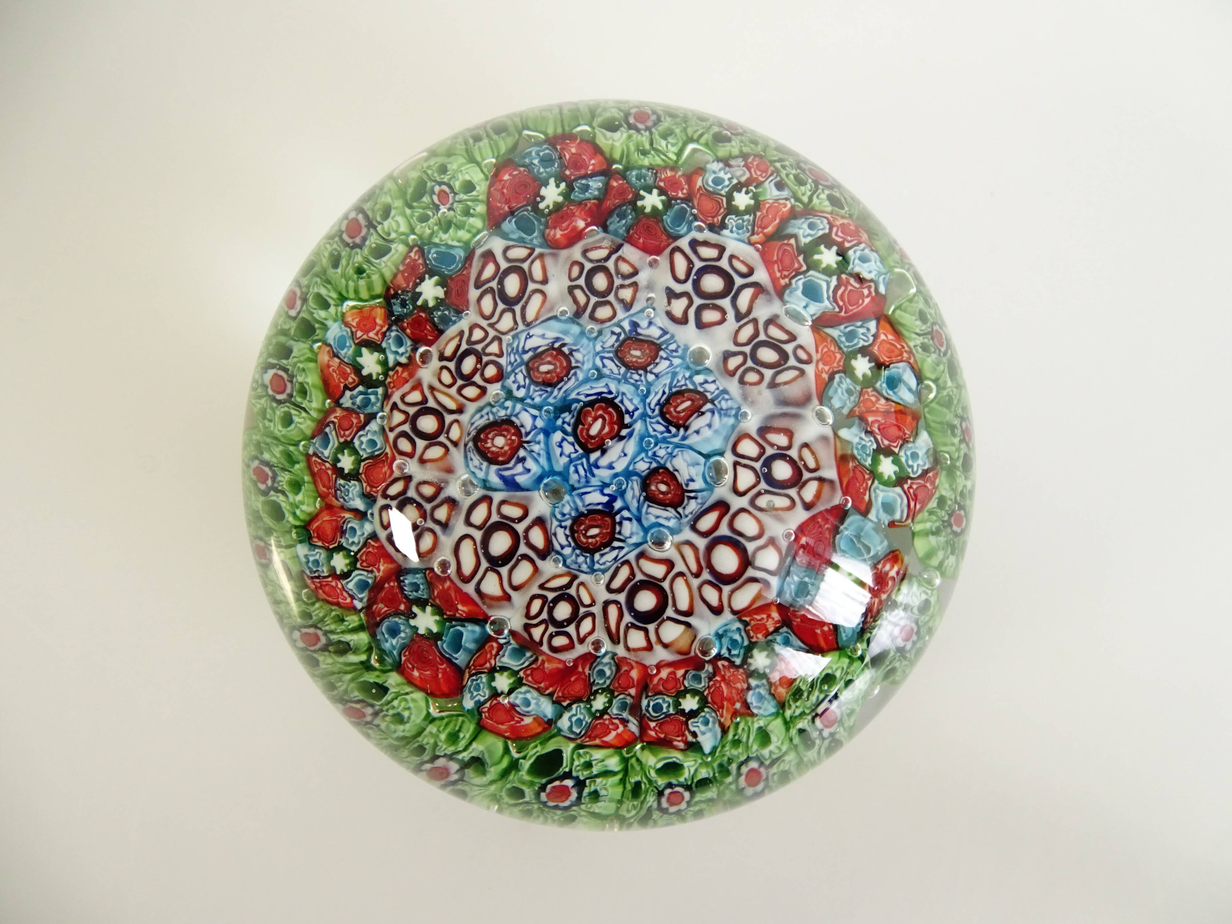 XXL Murano Millefiori hard carbon paper press