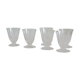 Lot de 6 verres à eau motif branche stylisée