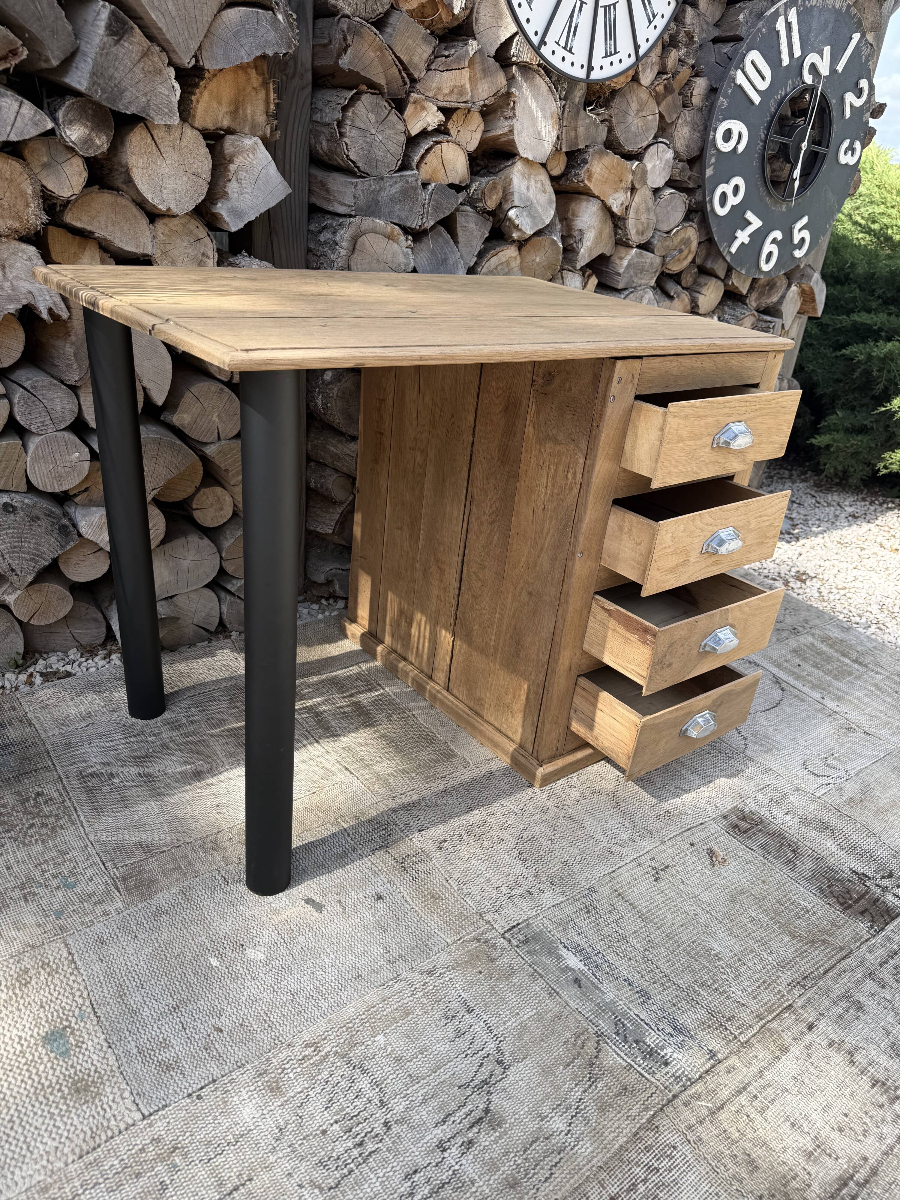 Wooden desk