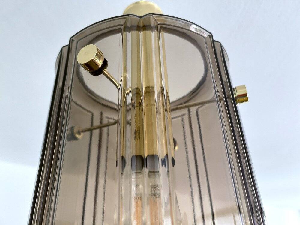 Vintage Glass Pendant Light Limburg, 1970s