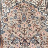 Ancient Persian wool rug handmade fifties 200 x 126cm