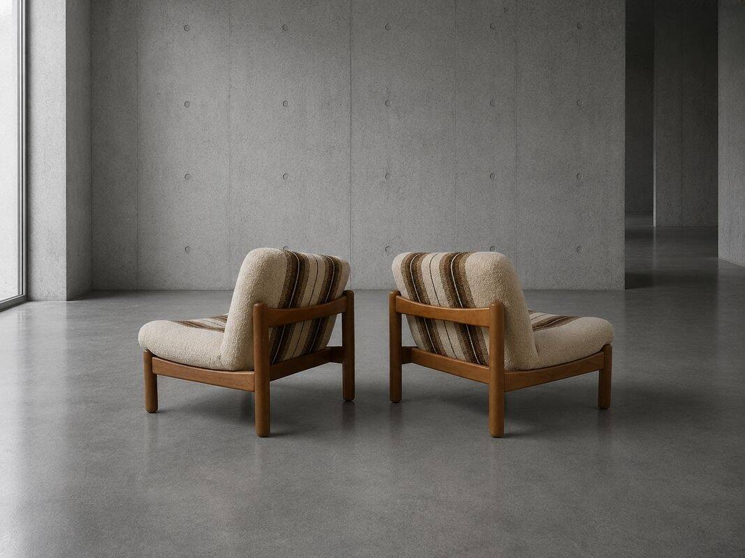Vintage armchair pair - 1970