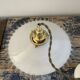 Vintage suspension in electrified white opaline to nine