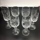 Cut crystal glasses: duo, 6 champagne, wine and water glasses from the 60s