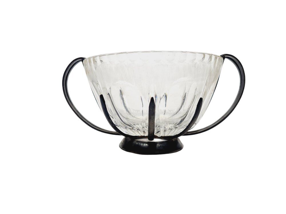Art Deco sugar bowl from Hefra, Poland, 1970s