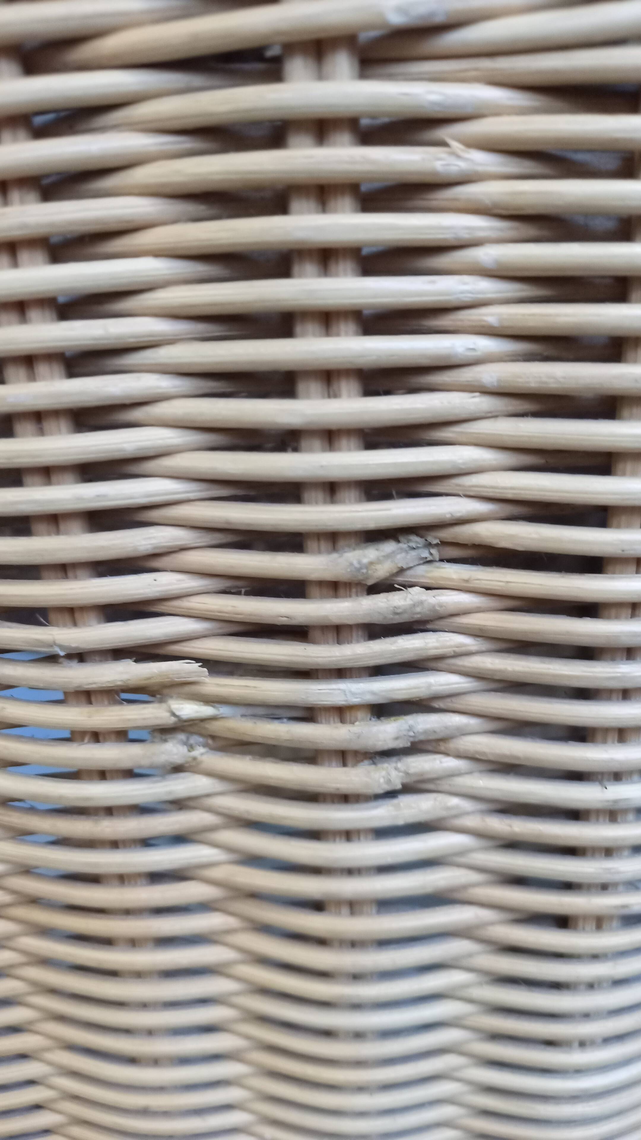 Vintage Driade King Tubby Rattan Armchairs by Miki Astori