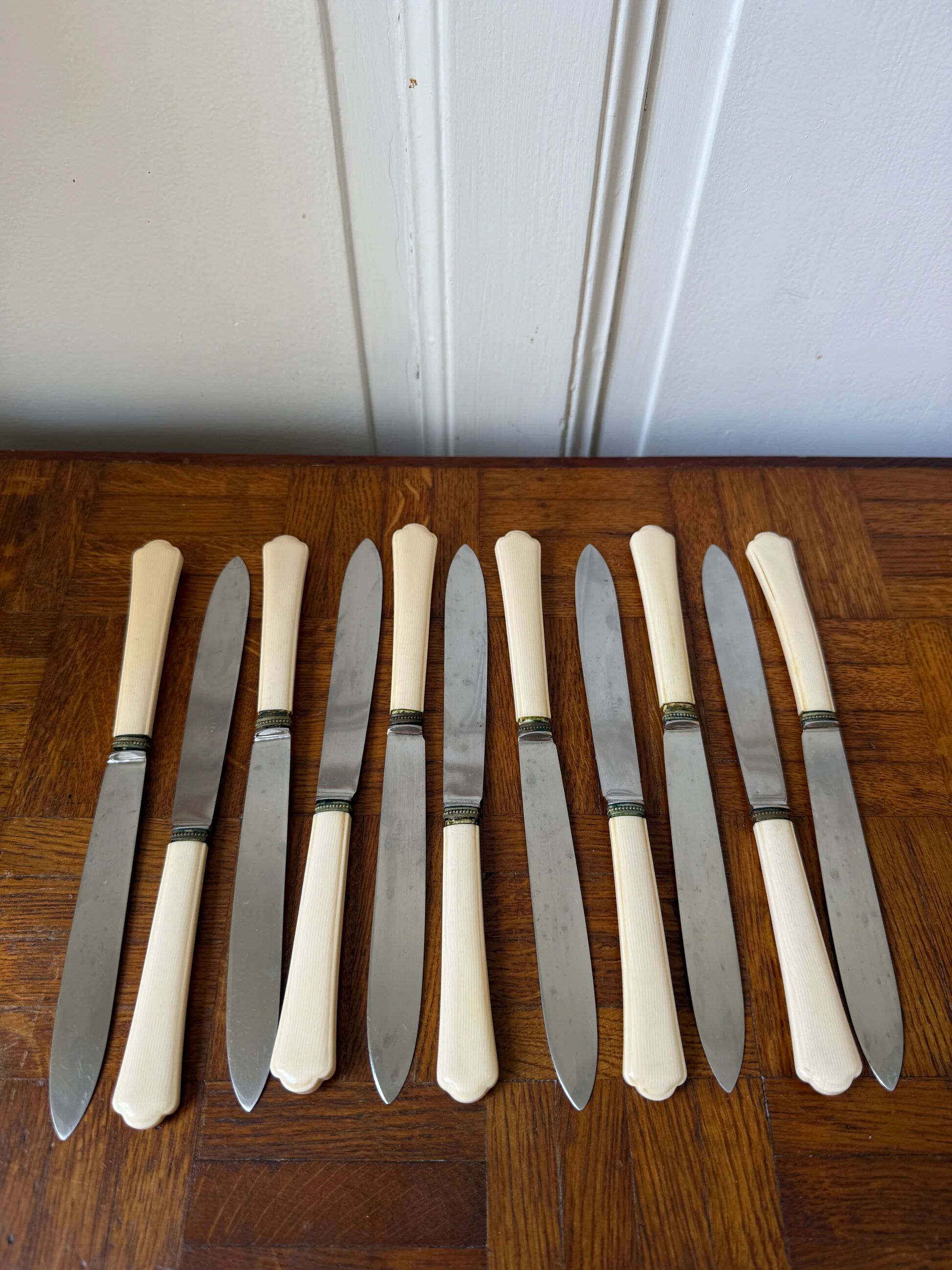 24-piece Art Deco knife set – P. Prély house